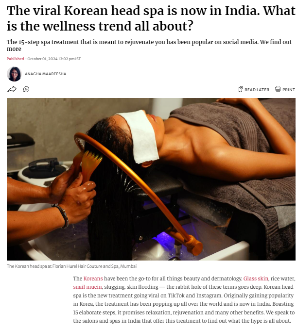 The Korean Head Spa Trend Arrives in India: What Makes It a Wellness Sensation?